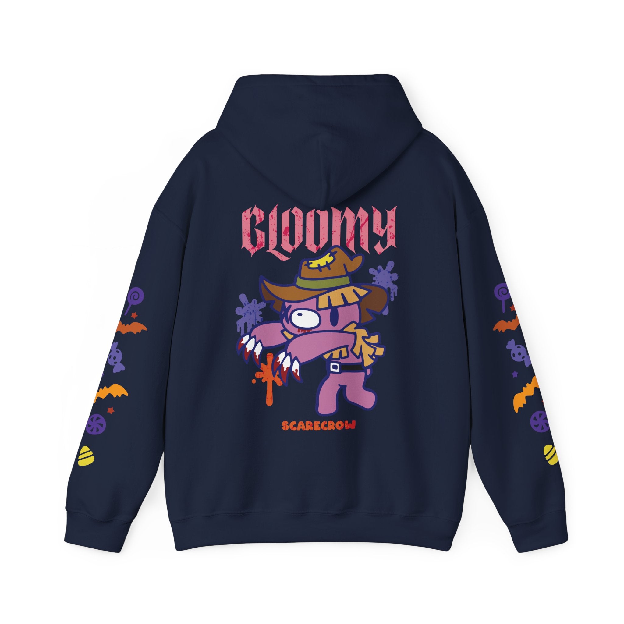 Halloween Scarecrow Gloomy Bear Hoodie